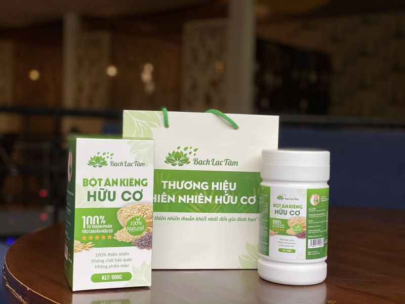 Bột ăn kiêng hữu cơ Bạch Lạc Tâm