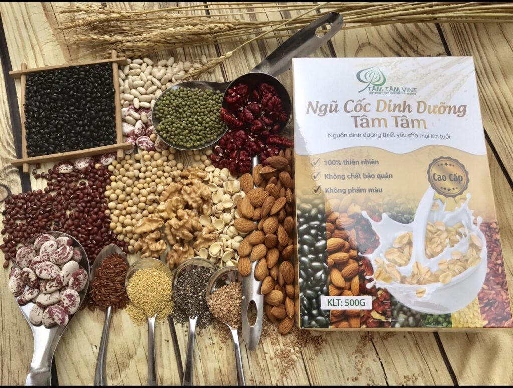 Ngũ cốc dinh dưỡng sạch của công ty Tâm Tâm